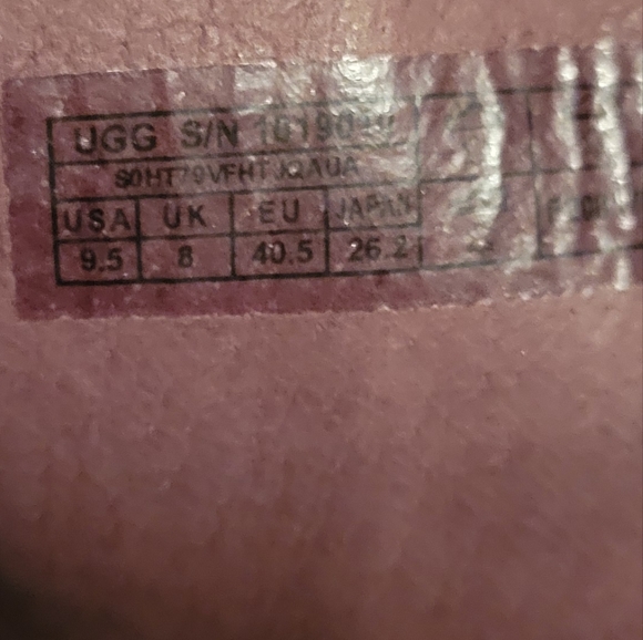 Ugg Dandridge Suede Heeled Boot Hardware Buckle Designer Slip-On #722 New - Picture 12 of 14